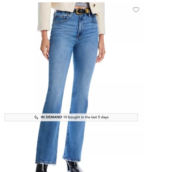 Good American Good Classic High Rise Boot Jean - women's 28 / 6 - Picture 3 of 12